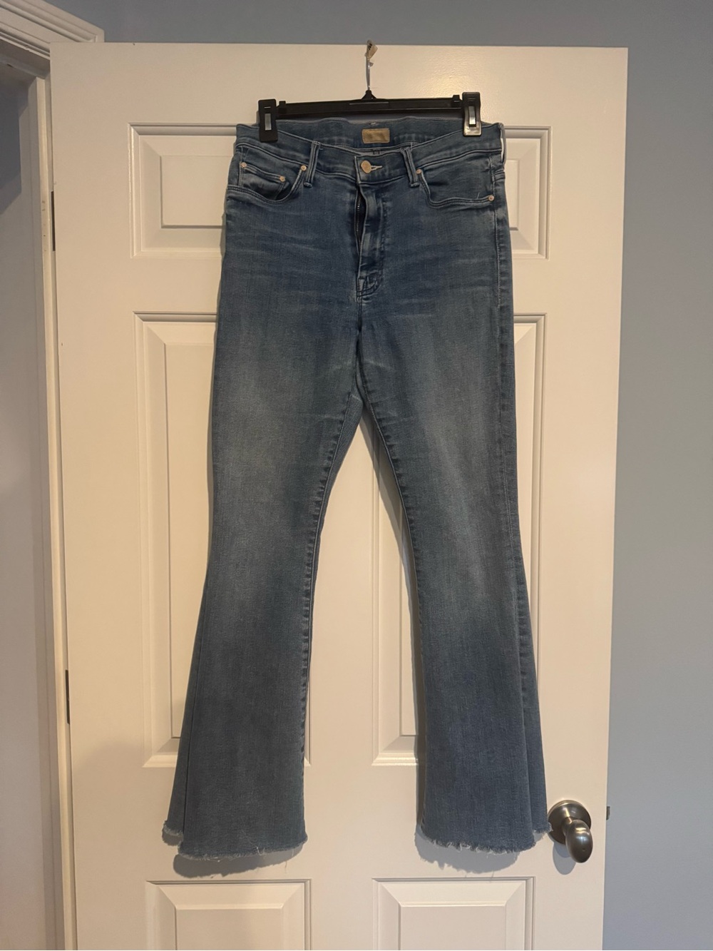 MOTHER Light Blue Flare Jeans